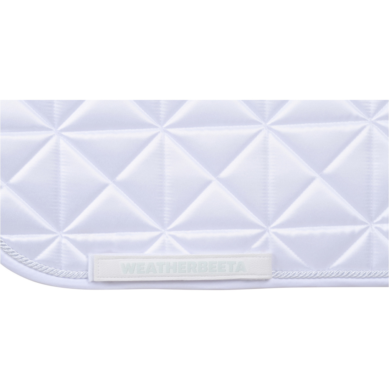 2026 WeatherBeeta Satin Luxe Air-Tec Dressage Saddle Pad 1030348 - White